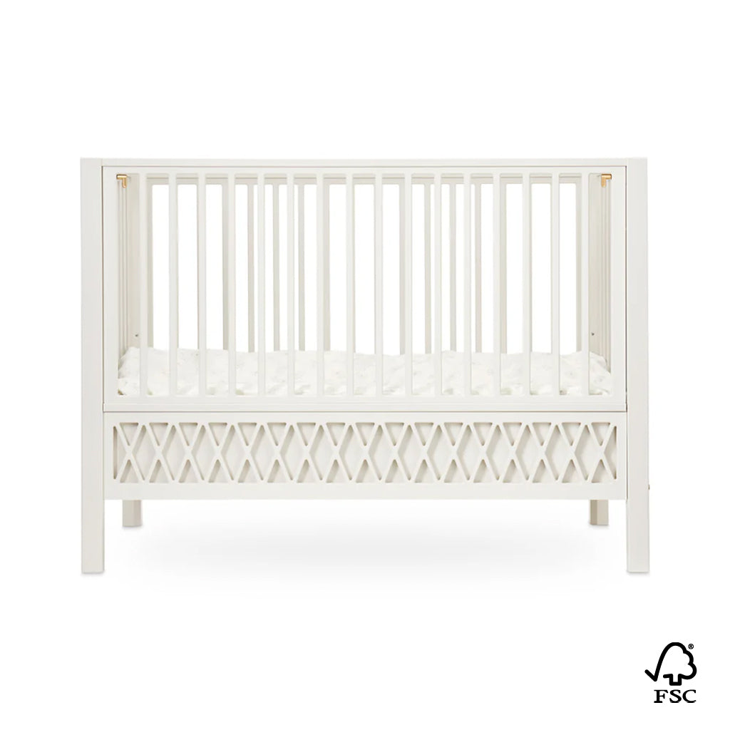 Harlequin Baby Bed, 60x120cm, FSC Mix - Light Sand