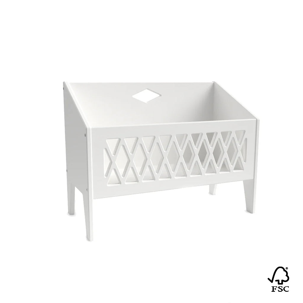 Harlequin Book Bench, FSC Mix - White