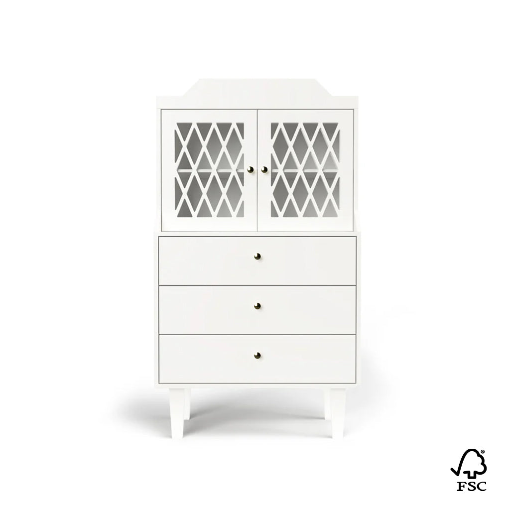 Harlequin French Cabinet -  FSC Mix - White