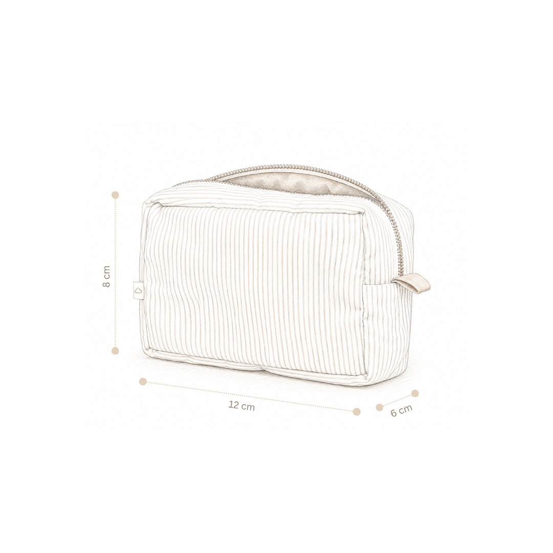 Make Up Purse - OCS Windflower Creme