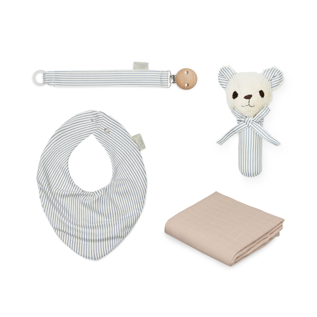 Baby Essentials Gift Box - Classic Stripes Blue