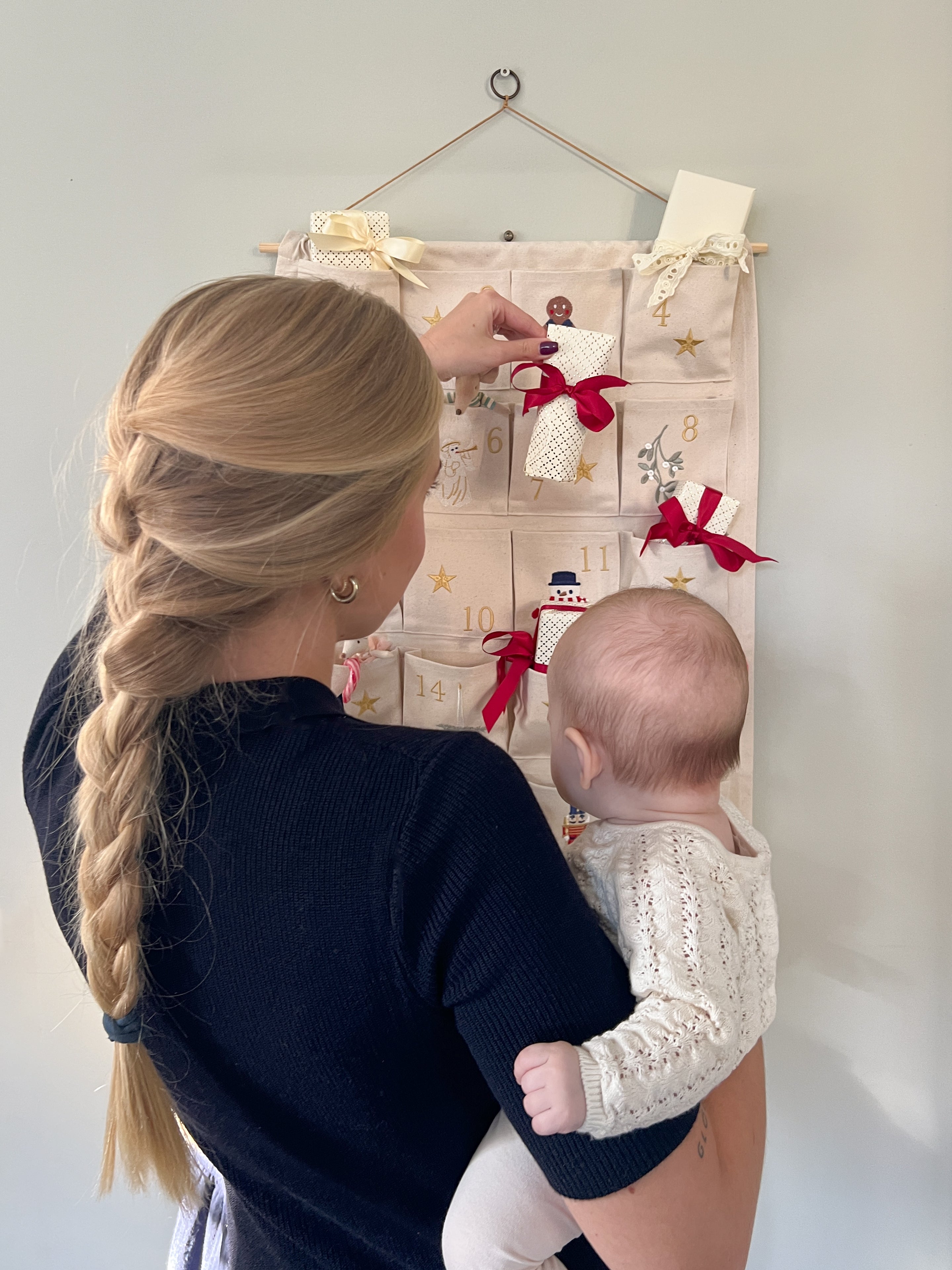 Christmas Calendar - GOTS - Beige