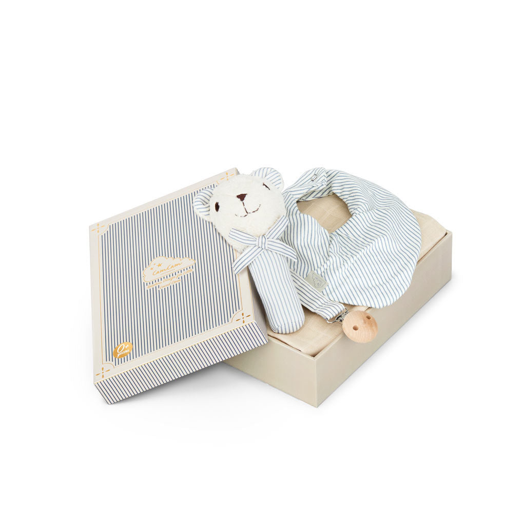 Baby Essentials Gift Box - Classic Stripes Blue