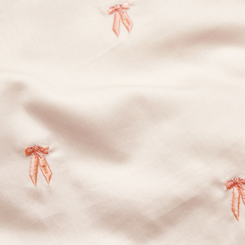 Embroidered Bedding, Baby, 70x100cm - GOTS - Bows