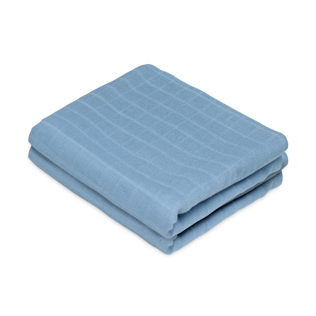 Muslin Cloth, 2-pack - GOTS - Skylight