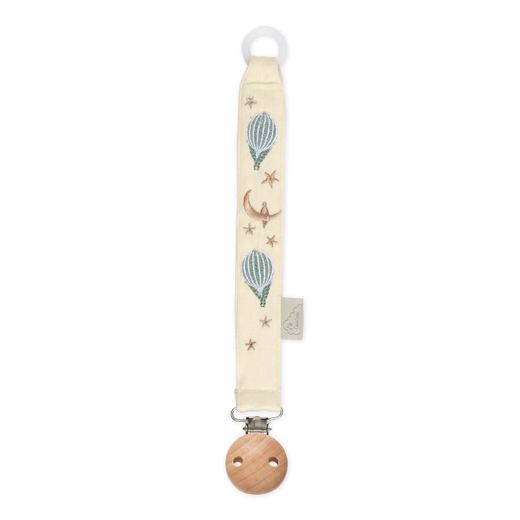 Embroidered Pacifier Holder - GOTS - Dreamland