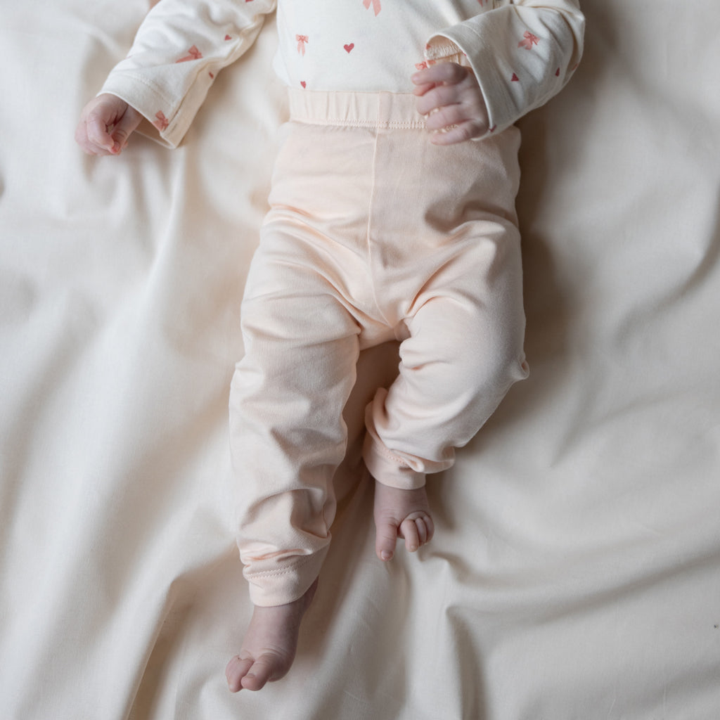 Baby Leggings Louie 56 cm - GOTS - Coral