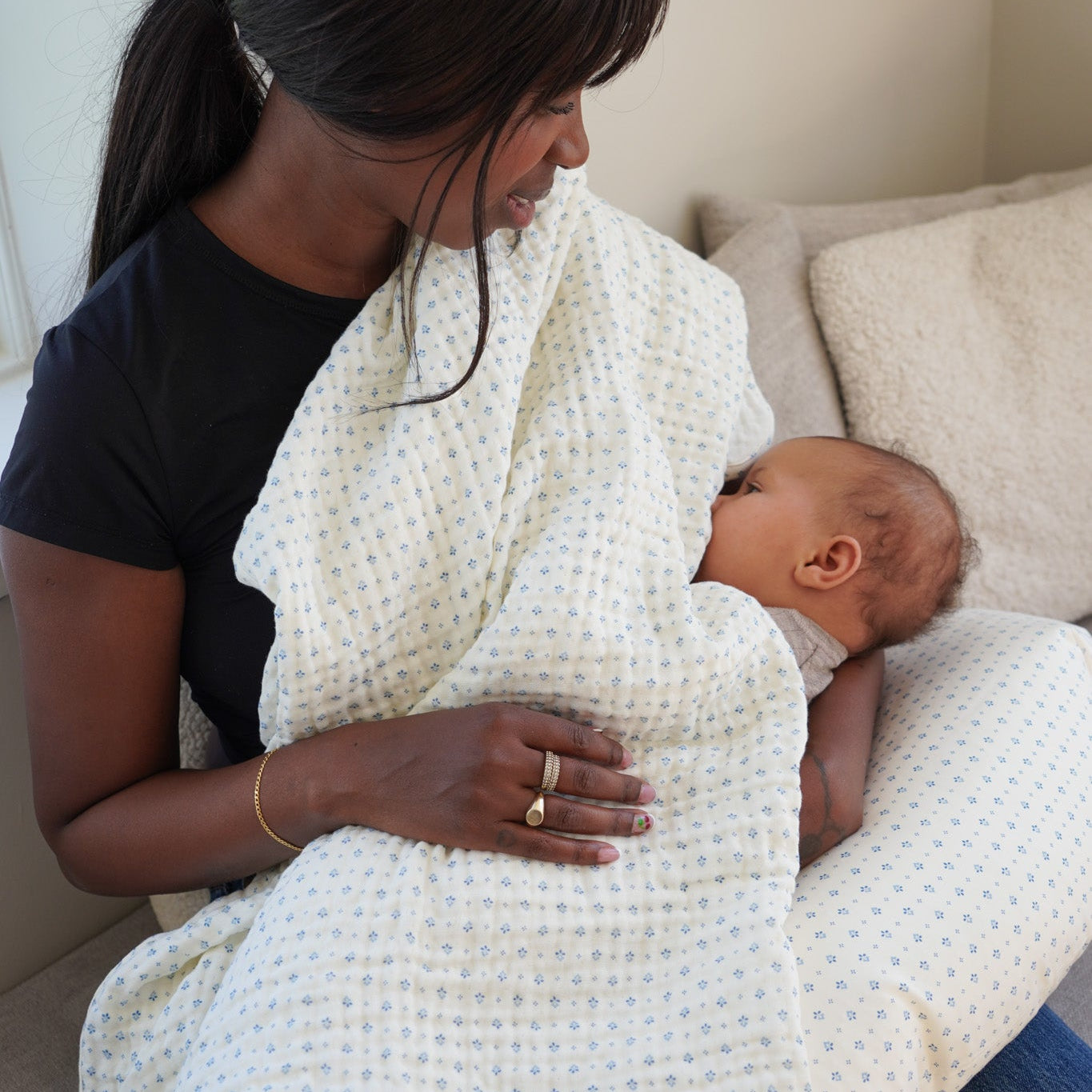 Muslin Baby Blanket - GOTS - Caprice