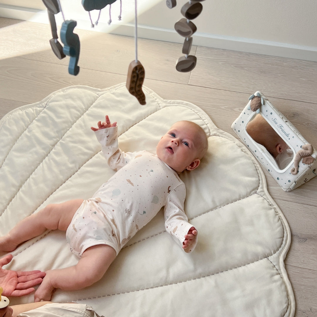 Tummy Time Mirror - OCS - Sea Garden