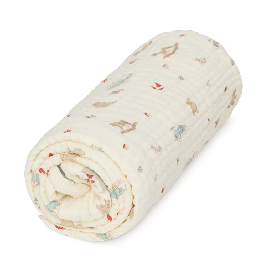 Muslin Baby Blanket - GOTS - Vintage Toys