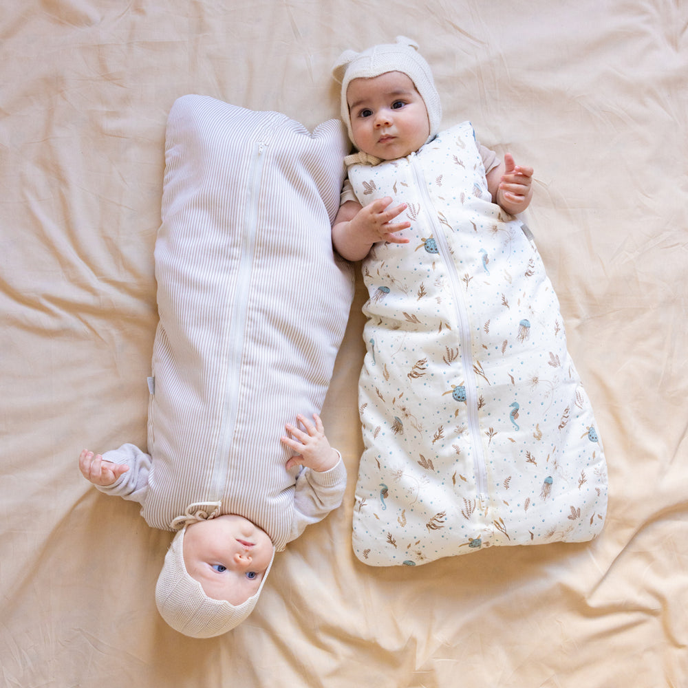Sleeping Bag 0-6 Months - OCS - Classic Stripes Camel