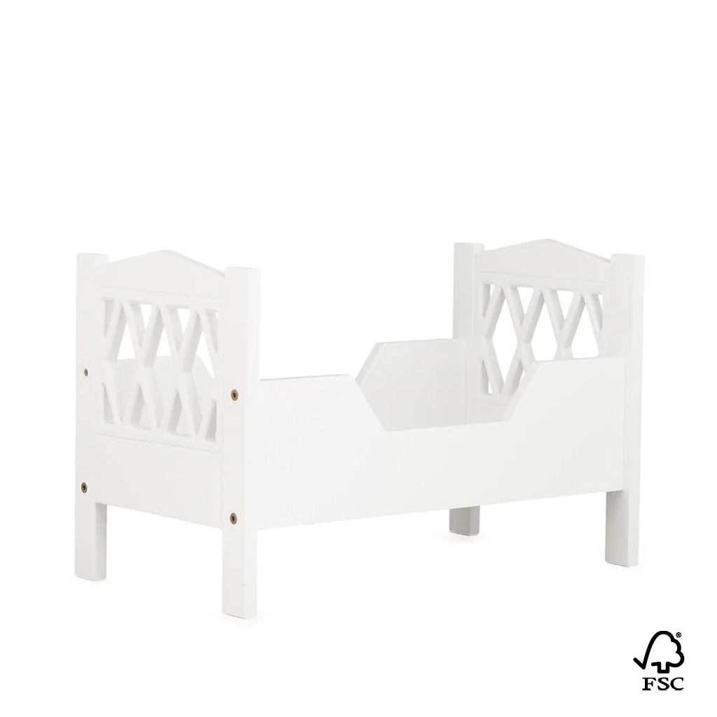 Harlequin Doll's Bed - FSC White