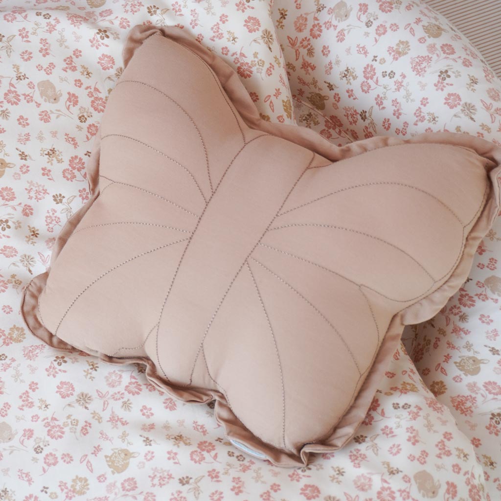 Cushion, Butterfly - OCS Latte