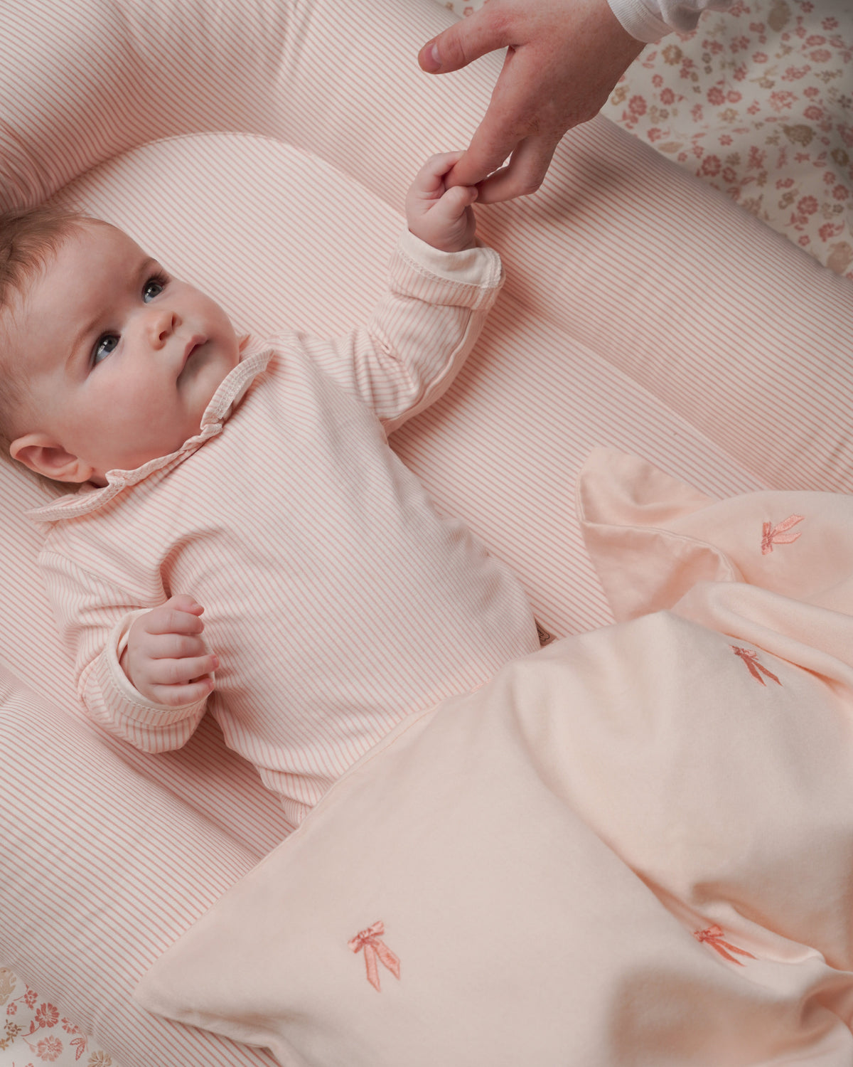 Baby Nest - OCS - Classic Stripes Rose