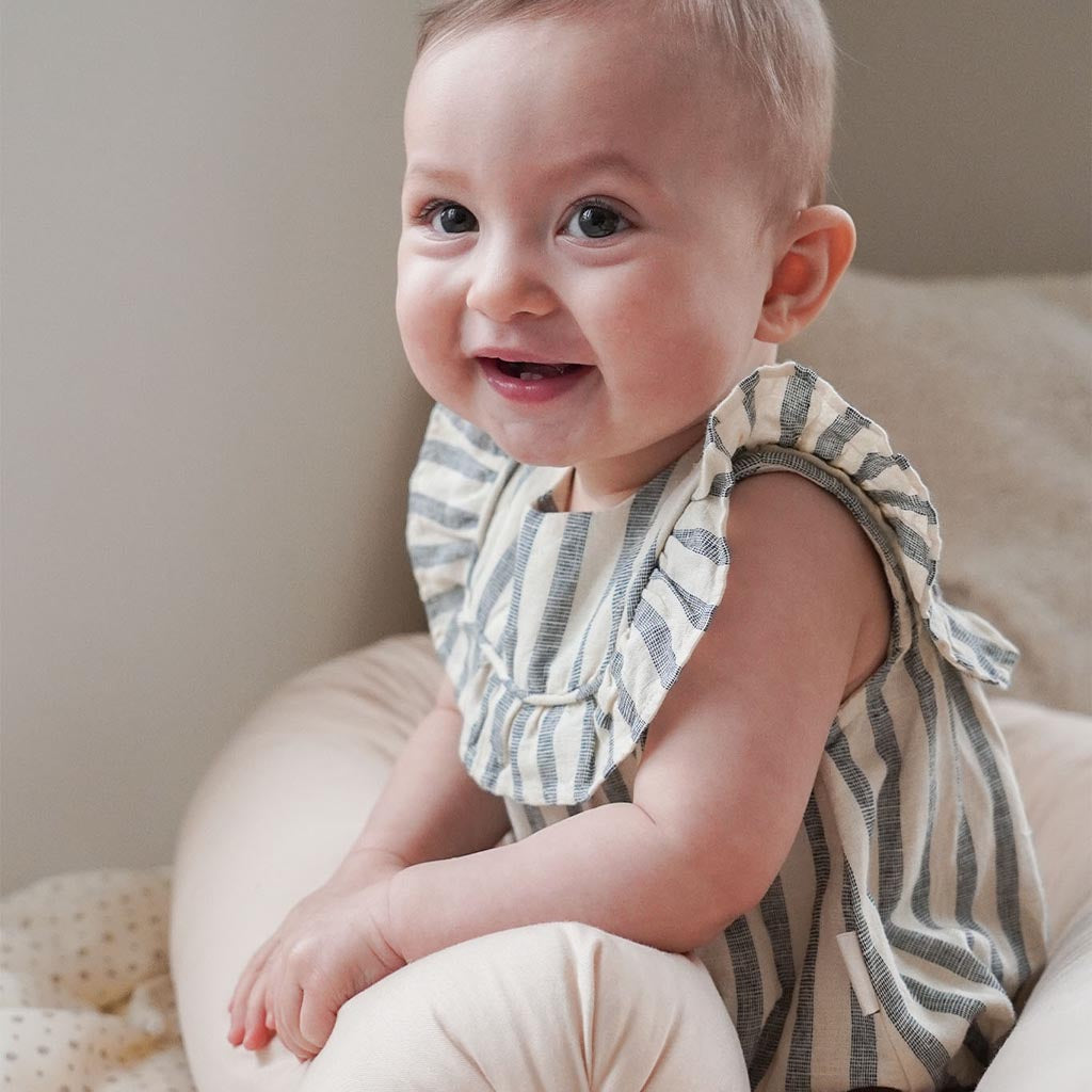 Edith Romper - GOTS - Summer Stripes