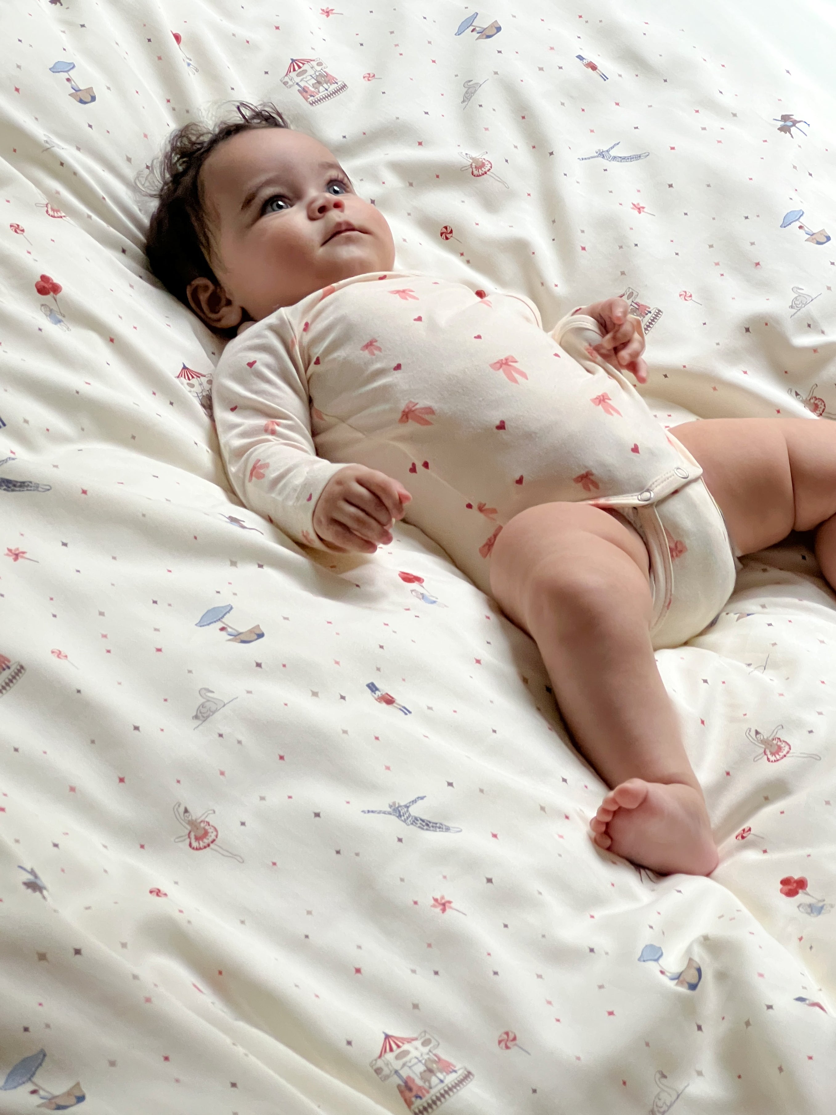 Wrap-around Body Milla - GOTS - Bows