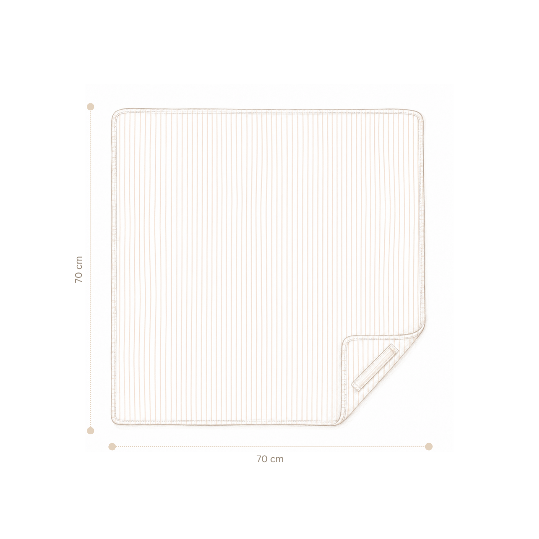 Muslin Cloth, 3-pack - GOTS Mix - Blueberries