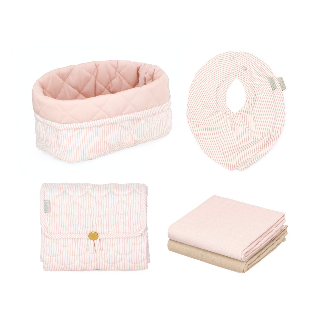 Baby Care Gift Set - OCS - Classic Stripes Rose
