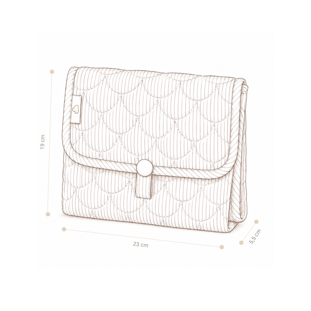 Changing Mat, Quilted - OCS - Blueberries