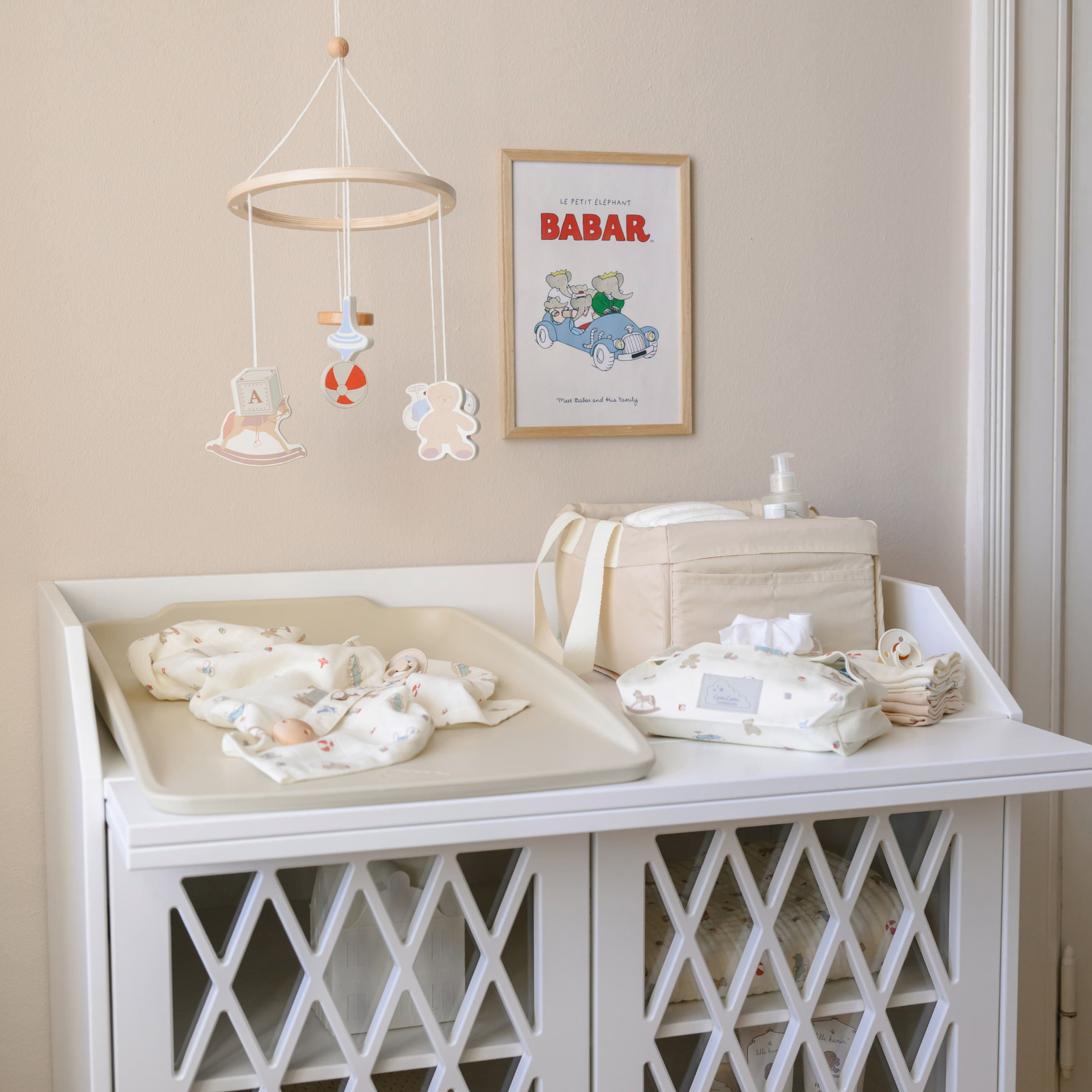 Diaper Caddy - OCS - Praline