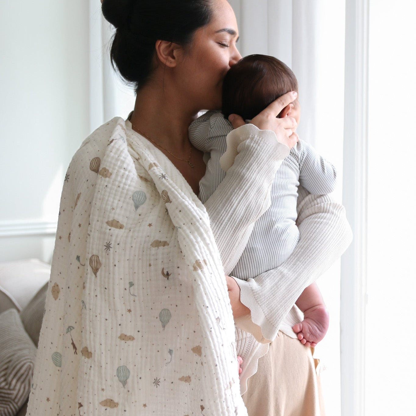 Muslin Baby Blanket - GOTS Dreamland