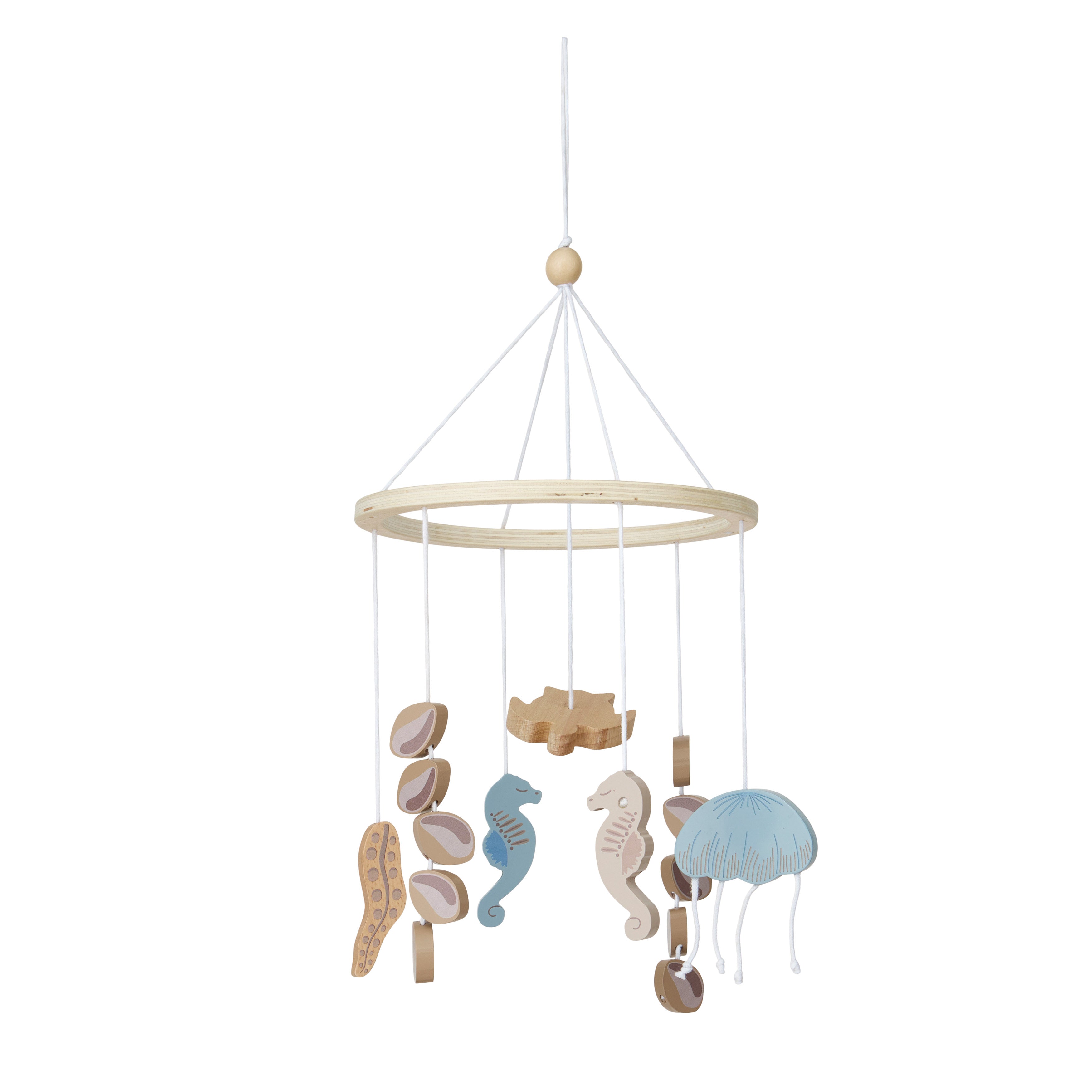 Wooden Mobile - Sea Garden