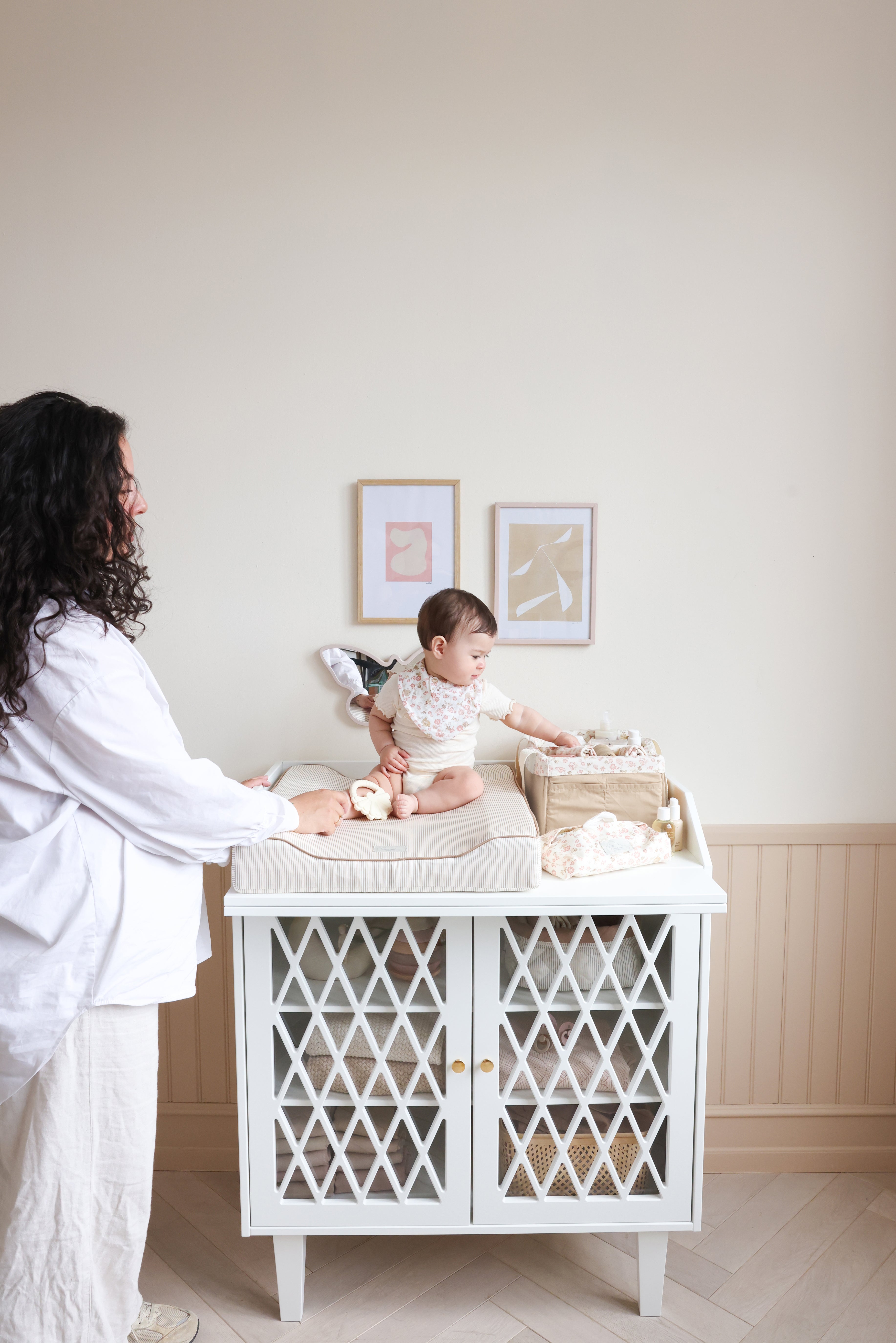 Harlequin Changing Table - White