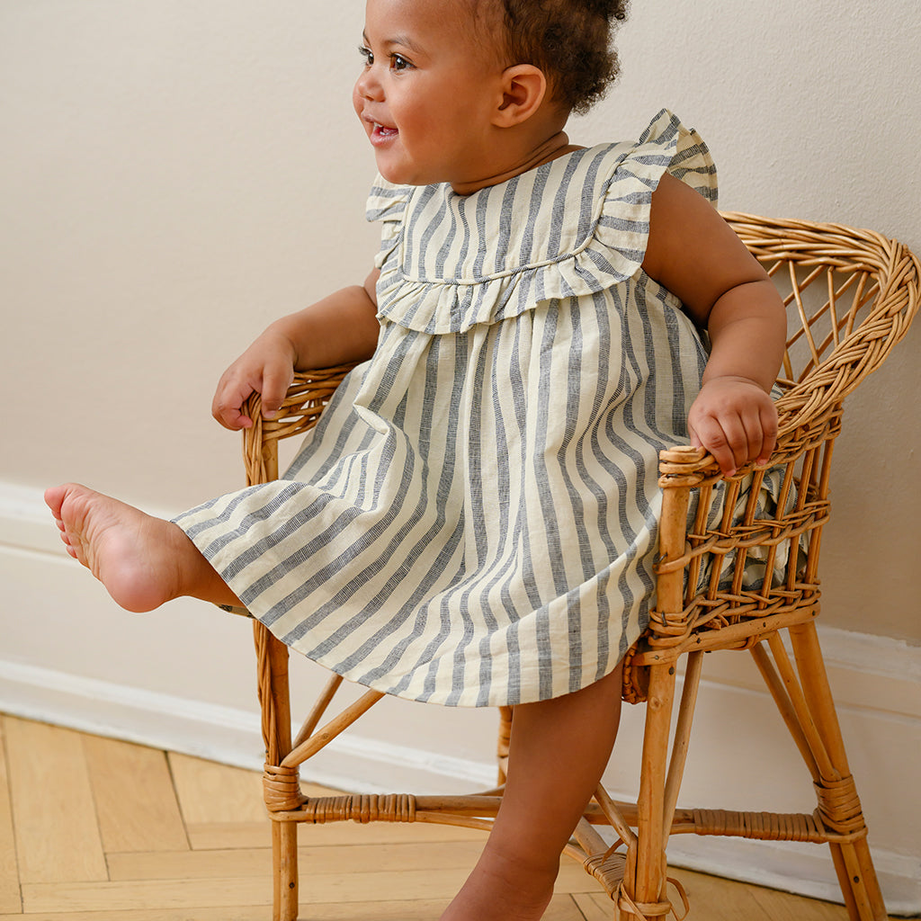 Betty Dress, 68 cm - GOTS - Summer Stripes