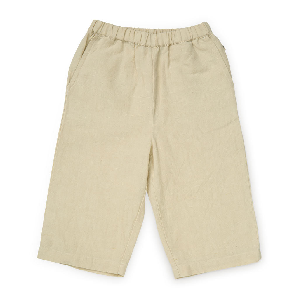 Vilde Pants - GOTS - Beige Linen
