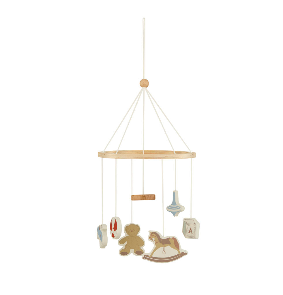 Wooden Mobile - Vintage Toys