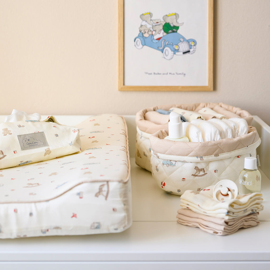 Wet Wipe Cover - GOTS - Vintage Toys