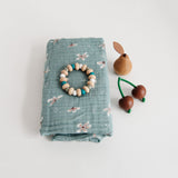 Wooden Teether, Flexible - Mix Petroleum