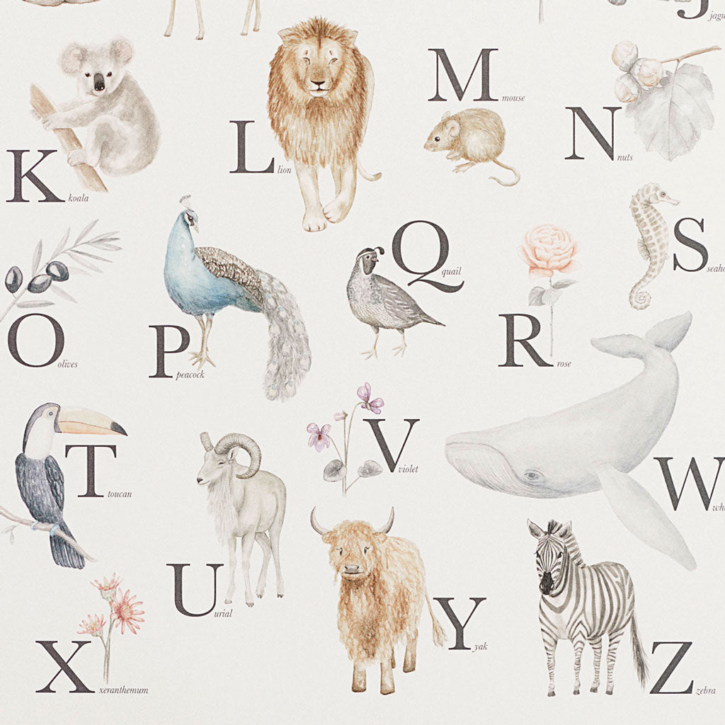 Poster alphabet - Version anglaise