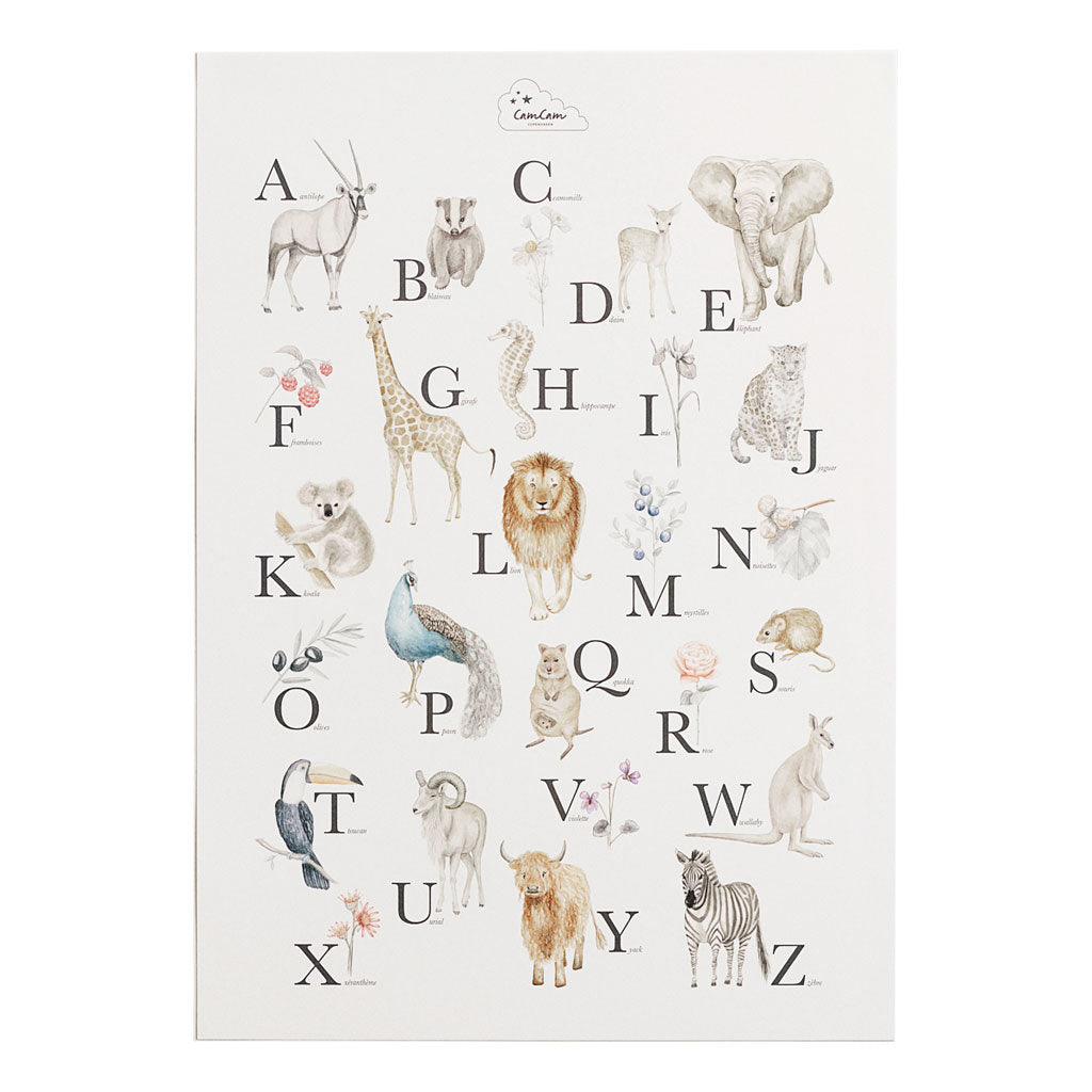 Poster alphabet - Version française