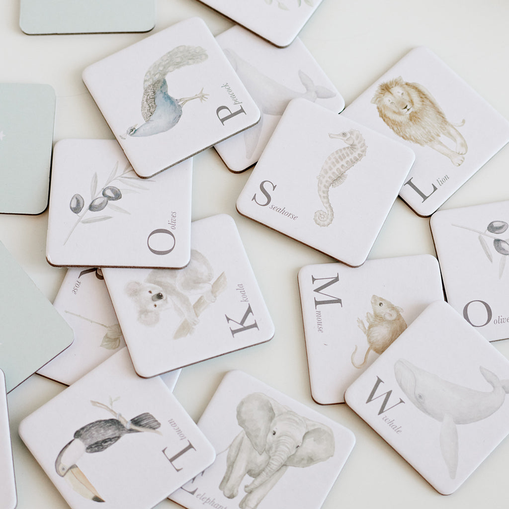 Memory Cards, FSC Mix - Alphabet Animals