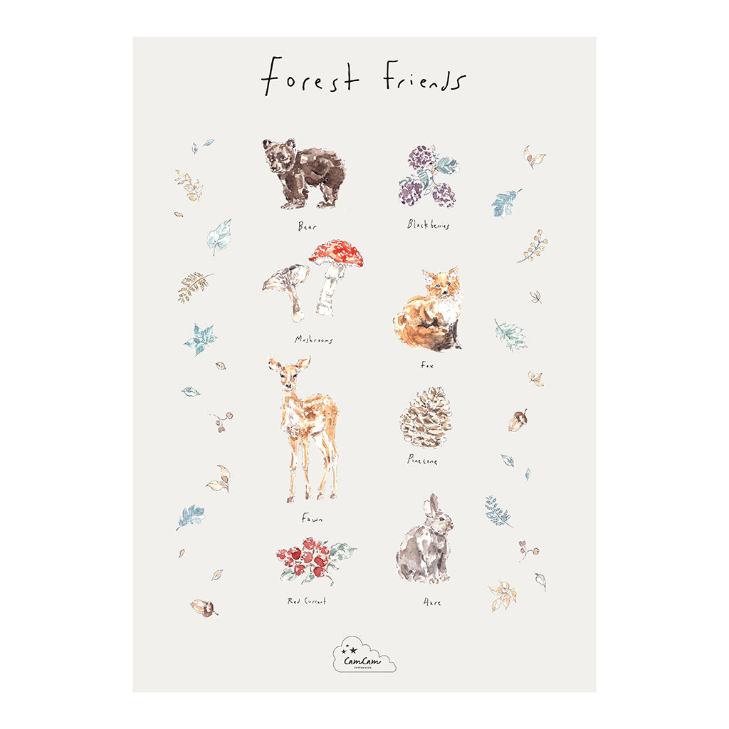 Poster, mélange FSC - Forest Friends