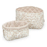Quilted Storage Basket, Set of Two - OCS Lierre/Almond main image 1