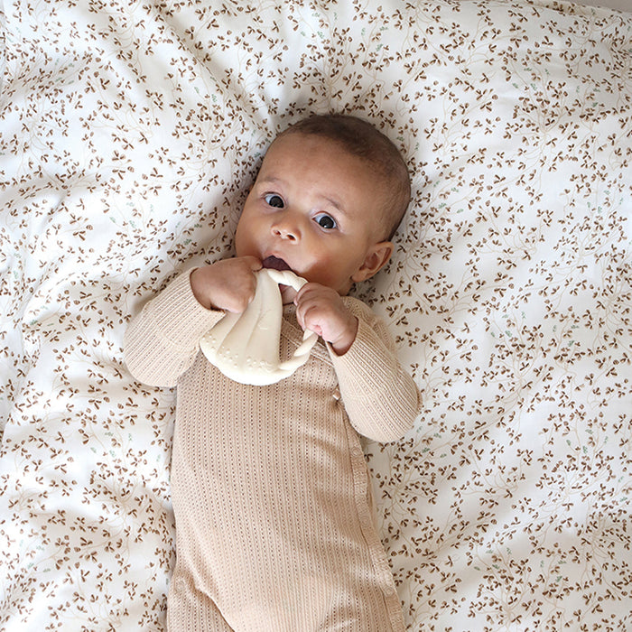 Bedding Set, Baby, 70x100cm - GOTS - Blueberries
