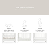 Harlequin Baby Bed, 60x120cm, FSC Mix - Light Sand