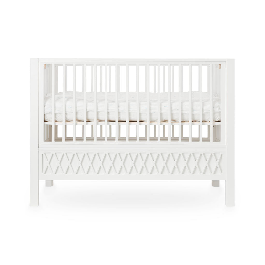 Harlequin Babybett, 60 x 120 cm, FSC Mix – Weiß