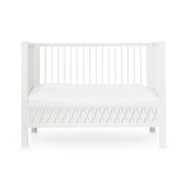 Harlequin Baby Bed, 60x120cm, FSC Mix - White