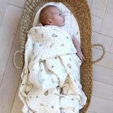 Muslin Baby Blanket - GOTS Dreamland