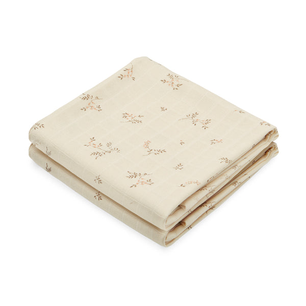 Muslin Cloth Printed 2 pack GOTS Ashley camcamcopenhagen