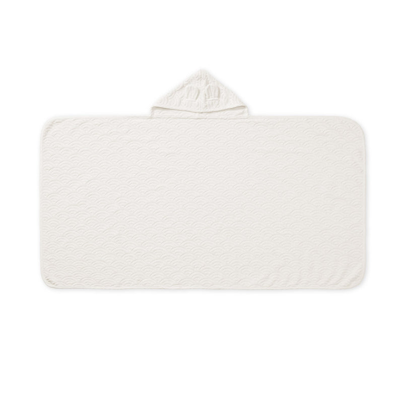 Towel, Junior, Hooded w/ ears - GOTS Off-White