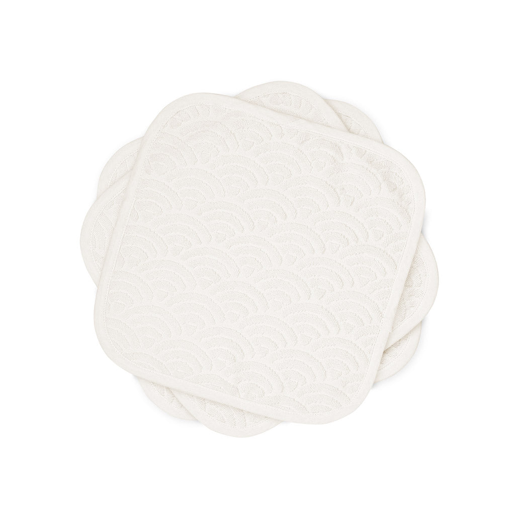 Washcloth, 3-pack - GOTS Off-White