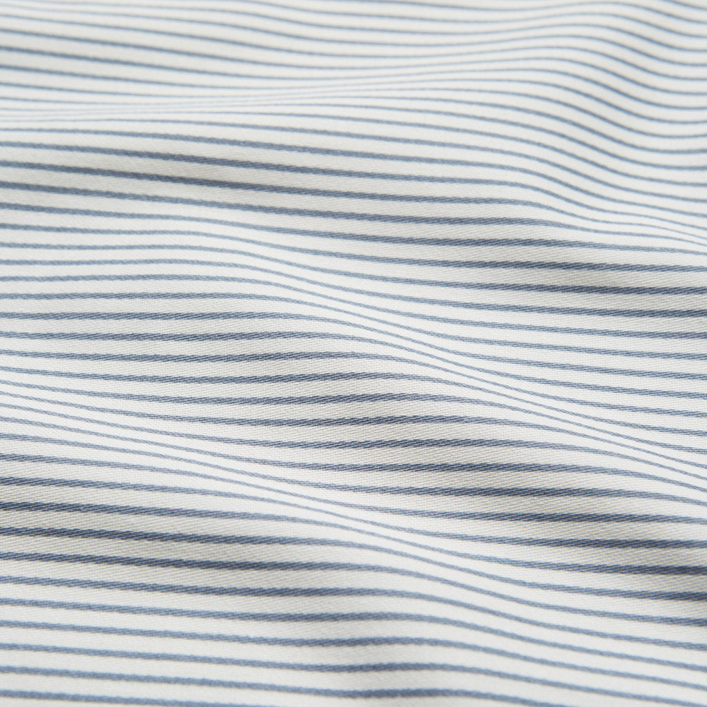 Bettwäsche, Einzelbett, DE 135 x 200 cm – GOTS Classic Stripes Blue