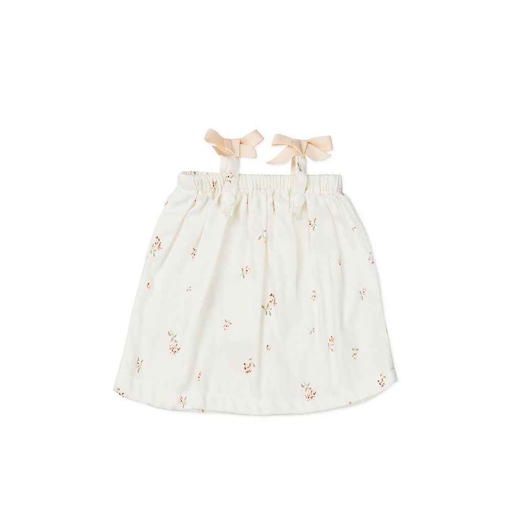 Doll's Summer Dress - GOTS Poppies