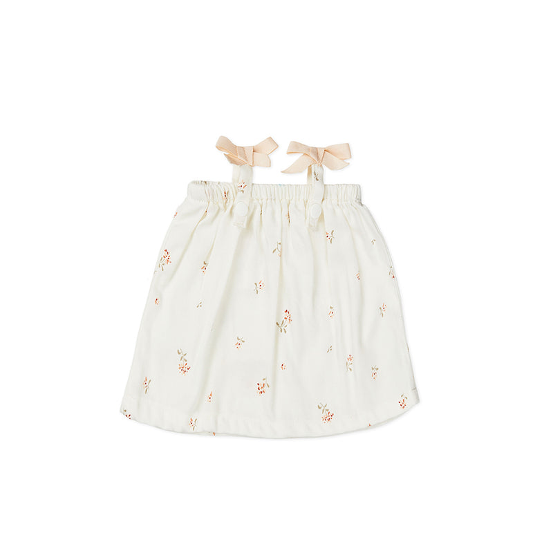 Doll's Summer Dress - GOTS Poppies