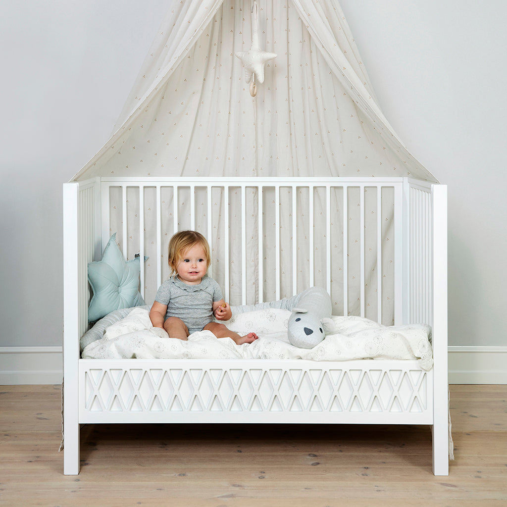 Harlequin Baby Bed 60x120cm FSC Mix White