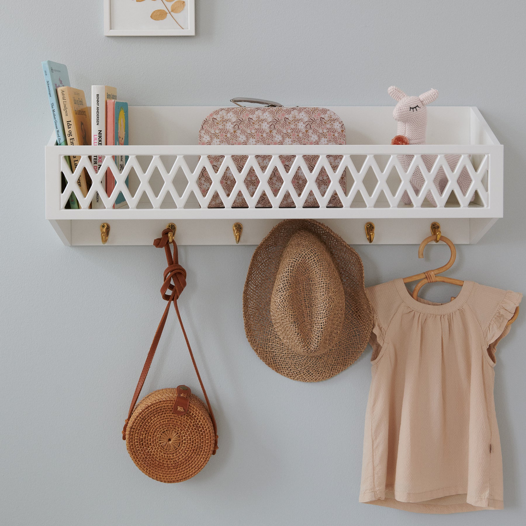 Harlequin Shelf - White